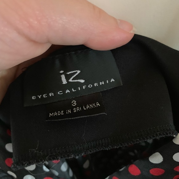 Red and White Cocktail Dress - Picture 3 of 3